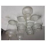 Assorted Glass Jars