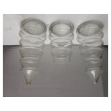 Circular Tree Shaped Glass Jar