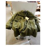 World War II Tank Driver Coat Size XXL Lamb Wood