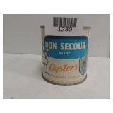 Bon Secour Brand Oyster Can