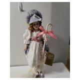 Franklin Heirloom Mary had A Little Lamb Doll