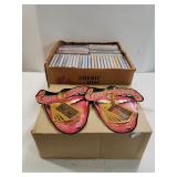 Assorted CDs, Box Of Rolling Stones Keychains