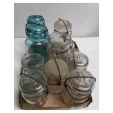 Assorted Canning Jars