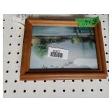 Geese Over Oxford Handcrafted Cherry Frame By