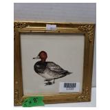 Gold Framed Duck Picture