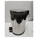 Silver Mini Table Top Trash Can