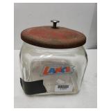 Lance Glass Jar (Damaged)