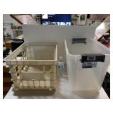 Plastic Storage Crate And Storage Tote