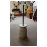 Decorative Ceramic Butter Churn