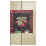 Canvas With Strawberry Painting