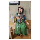 Vintage Emmett Kelly ventriloquist Doll
