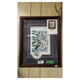 Ltd Print And Original Remarque Of Blue Birds In