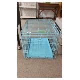 Blue Metal Animal Kennel
