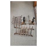 Metal Fireplace Set