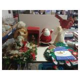 Santa Cookie Jar, Musical Santa Collectible,