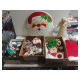 Assorted Christmas Decorations And Trinkets