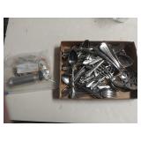 Assorted Flatware With Vintage Icing Piper