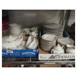 Rose Decorated Dining Set