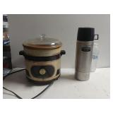 Vintage Rival Crock-pot Slow Cooker And Thermos
