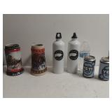 (2) Budweiser Beer Steins, (2) Goose Island Beer