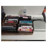 Lot Of Assorted VHS Tapes And Trutech DVD Player