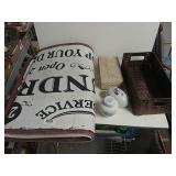 Laundry Floor Mat, Woven Baskets, Ginger/Trinket