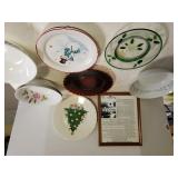 Assorted Glass Bowls, Decorative Christmas