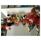 Handmade Needlepoint Sleigh & Reindeer,  Stuffed