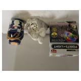 Decorative Jar Candle Holder, Ceramic Christmas