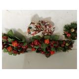 Floral Christmas Candle Accents