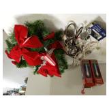 Christmas Garland, Sensor Candle, Cords