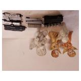 Ceramic Angels & Mini Railroad Cars