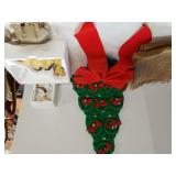 Green Rope Hanging Bell Tree,  Angel & Animal