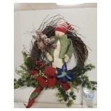 Snowman Wreath