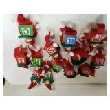 Elf Block Tree Ornaments