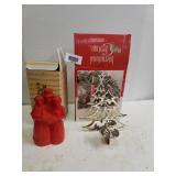 Silver Plated Christmas Tree, Decorative Pomander