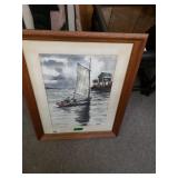 Waterboro Water Color By Rose Doster