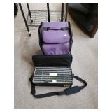 Painting Supplies Carrier & Watercolor Case