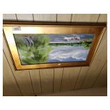 Crabbing In The Backwaters Watercolor By Rose