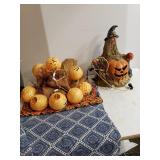 Pumpkin/blue Plaid Placemats, Ceramic Which
