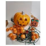 Light Up Pumpkin,  Wood Pumpkin Decor & Pumpkin