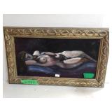 Rose Doster Custom  Framed Nude Women Velvet