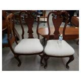Wooden High Back Cushion Seat Chairs