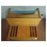 Wooden Storage Bench