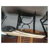Antique Iron Based Singer Table