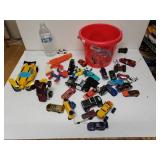 Lightning McQueen Bucket With Toy Cars And More