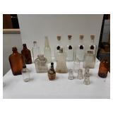 Assorted Glass Bottles