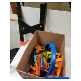 Box Of Toy Cars And Tracks