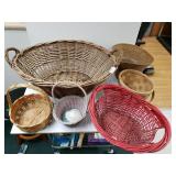 Assorted Size And Shape Of Baskets