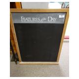 Features Of The Day Chalkboard